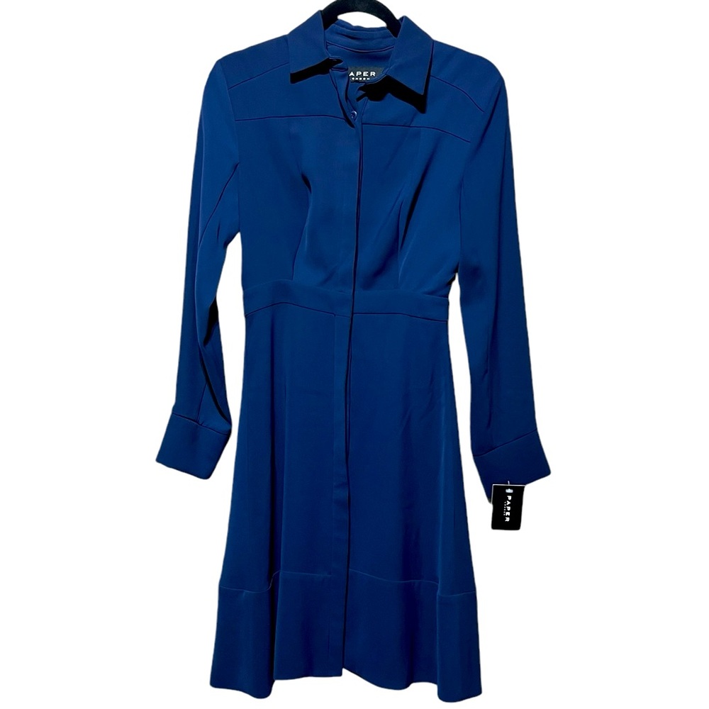 Paper London Navy Blue dress- check measurements